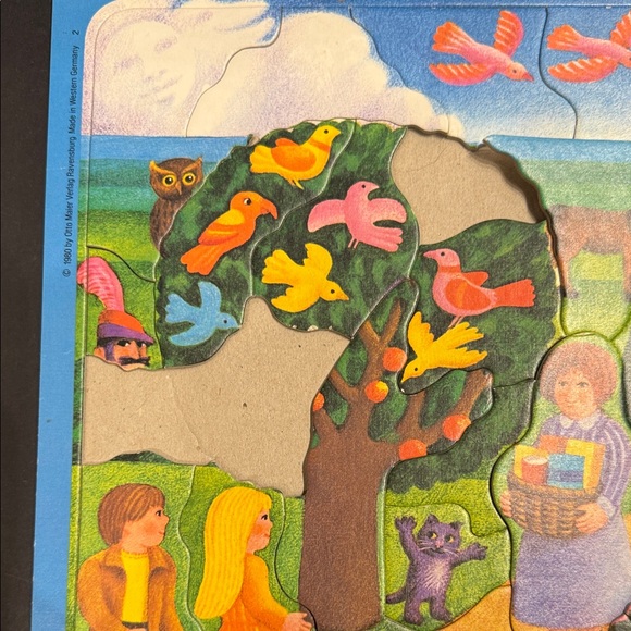 Ravensburger The Magic Land interchangeable 2 Frame Tray Puzzles Vintage 1990 - Picture 11 of 11